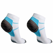 Meias de compressão de tornozelo de calcanhar de proteção contra fascite plantar brancas certificadas pela FDA